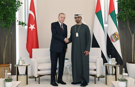 Cumhurbaşkanı Erdoğan, BAE Devlet Başkanı Al Nahyan ile telefonda görüştü