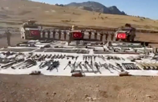 Teröristlere ait 33 odalı mağara imha edildi! İçeriden çıkanlar saymakla bitmedi