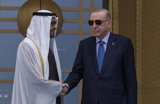 BAE Devlet Başkanı Al Nahyan Ankara'da! Cumhurbaşkanı Erdoğan resmi törenle karşıladı