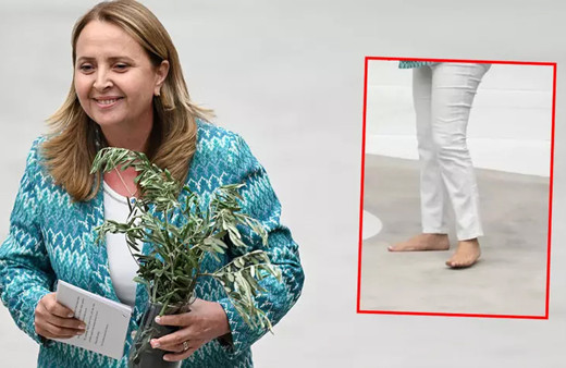 CHP’li vekil Semra Dinçer kürsüye çıplak ayakla çıktı! Sebebine bakın...