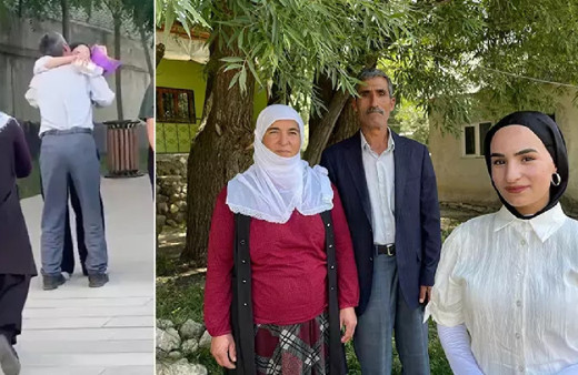 YKS çıkışında çiçekler ile karşılanmıştı! Muşlu Çimen başarılı oldu...