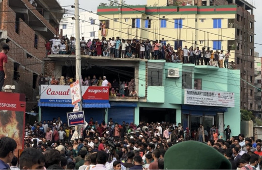 Bangladeş’te askeri uçak okul kampüsüne düştü! Ölü ve yaralılar var...
