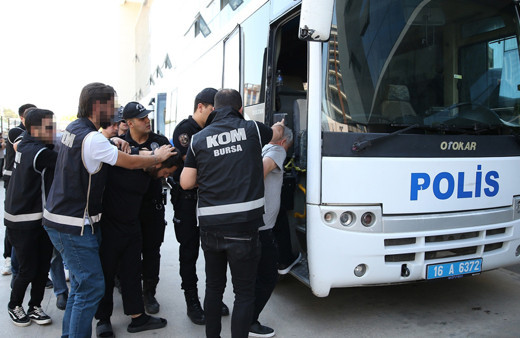 Bursa'da "Çetkinler" suç örgütü çökertildi