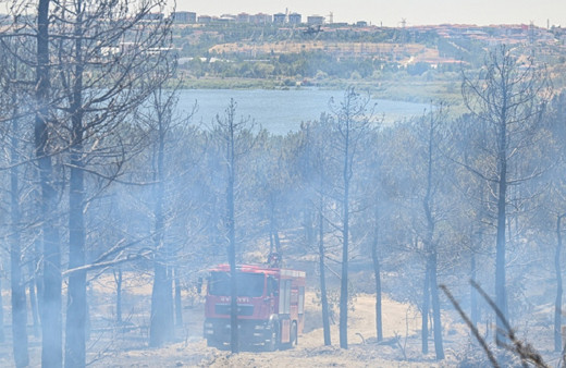 Vali Şahin: "6 helikopter ve 4 uçak ile yangına müdahale ediyoruz"