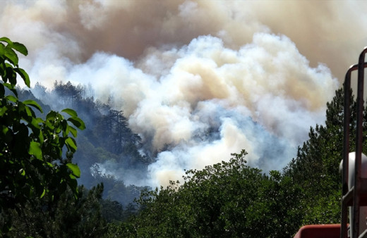 Karabük'teki orman yangınlarına 4. gününde müdahale sürüyor
