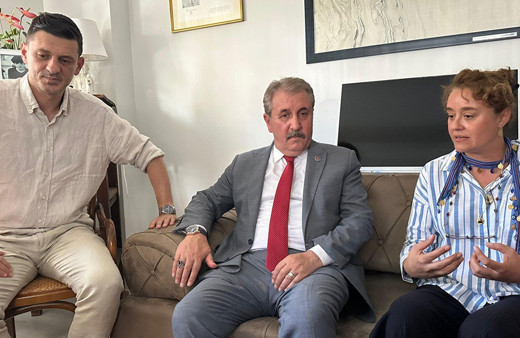 BBP Genel Başkanı Destici, Minguzzi ailesini ziyaret etti