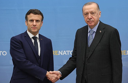 Cumhurbaşkanı Erdoğan, Macron ile telefonda görüştü