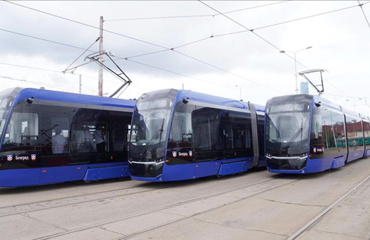 Bozankaya, Sırbistan'daki tramvay projesinde 3 aracı teslim etti
