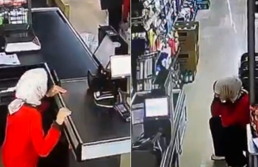 Üç harfli zincir markette kasiyerin hali herkesi üzdü yorgunluktan tükenince...