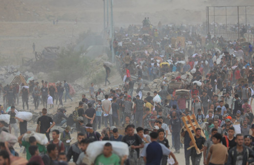 Gazze'de insanlık dramı! Gıda yardımı alabilmek için Netzarim Koridoruna gittiler...