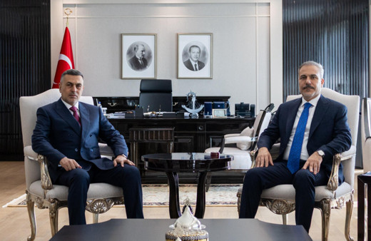 Hakan Fidan, Basra Valisi Esad el-İdani'yi kabul etti