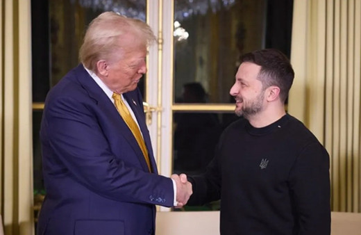 Bu kez fırça atmadı! Zelensky, Donald Trump ile görüştü