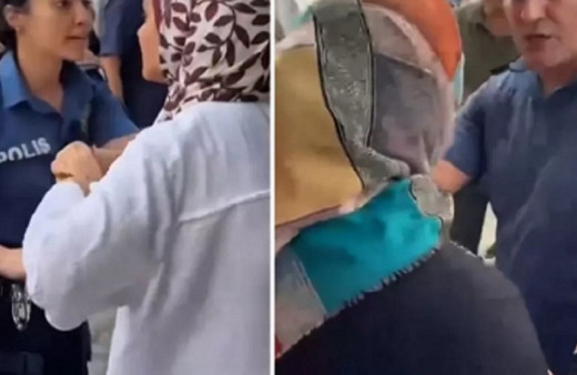 Bıçaklı şahsa müdahale eden polislere çok ağır sözler! "Köpeksin"