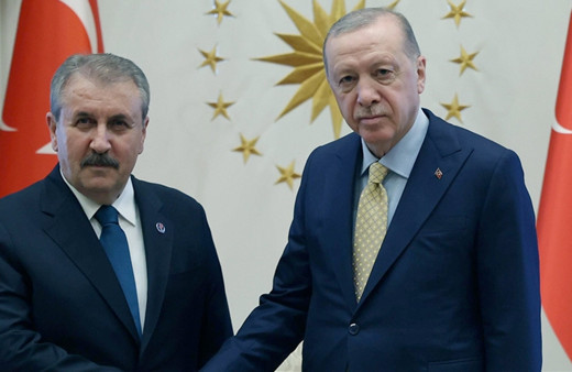 Cumhurbaşkanı Erdoğan, BBP Genel Başkanı Destici'yi kabul etti