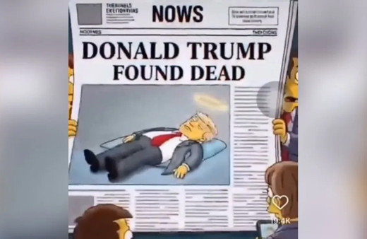The Simpsons, Trump'ın ölüm tarihini tahmin etti: Çok güçlü bir isim susturulacak!