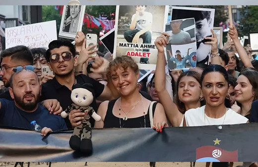 Trabzon'da Mattia Ahmet Minguzzi için yürüyüş düzenlendi