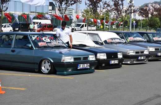 Milyonluk modifiye araçlar Trabzon'da festivalde buluştu