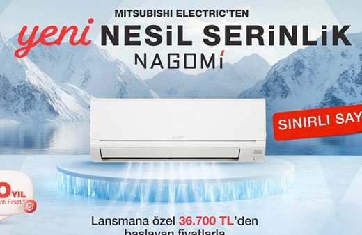Mitsubishi Electric, duvar tipi split klimalara Nagomi serisini ekledi