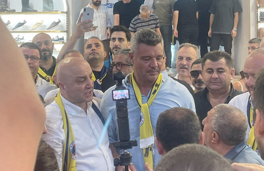 Fenerbahçe adayı Saadettin Saran'dan Kapalıçarşı esnafına ziyaret