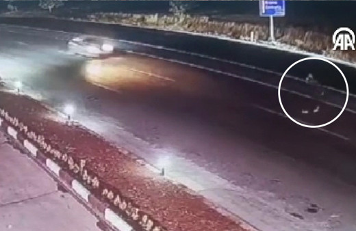 Adıyaman'da feci kaza! Yaya hayatını kaybetti: O anlar kamerada