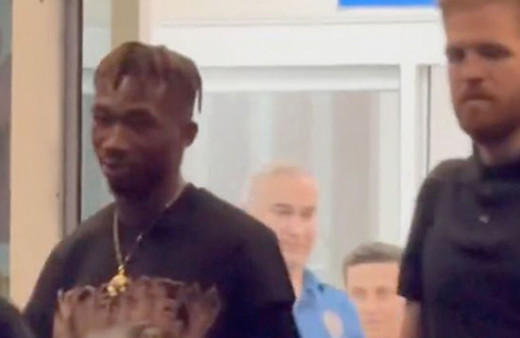 Dorgeles Nene Fenerbahçe'yle imza için İstanbul'a geldi