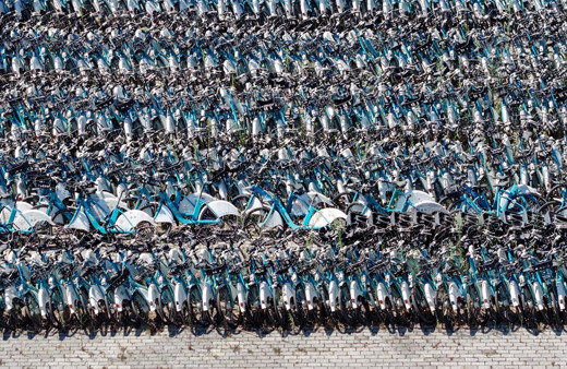 İBB'nin bisiklet mezarlığı görüntülendi İSBİKE projesi kabus oldu