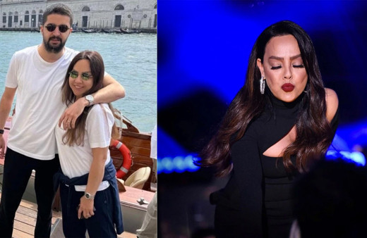 Ebru Gündeş paylaştı! Mavi kombini çok beğenildi...