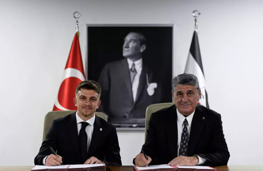 Beşiktaş milli yıldızı renklerine bağladı: 4 yıllık sözleşme yapıldı