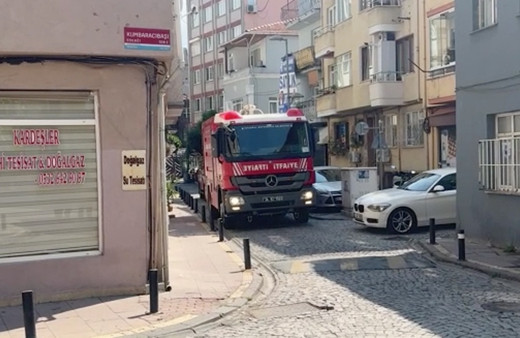 Beşiktaş'ta 3 katlı binada yangın çıktı korkulan oldu