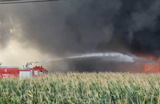 Tokat'ta kumaş deposunda çıkan korkutan yangın