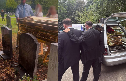 22 ayar som altın tabutla gömdüler! Bir hafta tur attırdılar görülmemiş cenaze