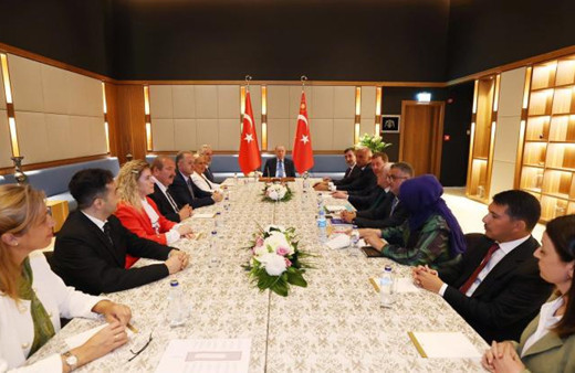 Cumhurbaşkanı Erdoğan, Kültür ve Sanat Politikaları Kurulu üyelerini kabul etti