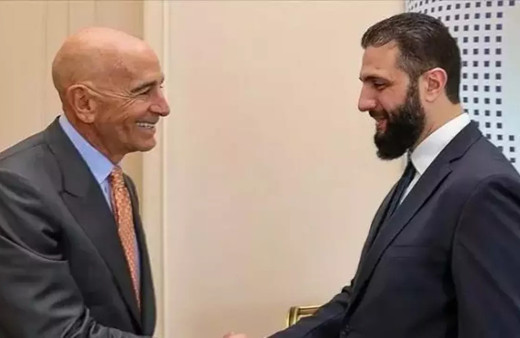 Ahmed eş-Şara, ABD'nin Suriye Özel Temsilcisi Barrack ile görüştü