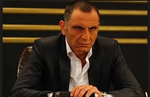 Kurtlar Vadisi'nin Memati'si Gürkan Uygun fındık toplarken görüntülendi