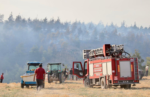 Pamukkale’de orman yangını kontrol altına alındı: 3 gözaltı