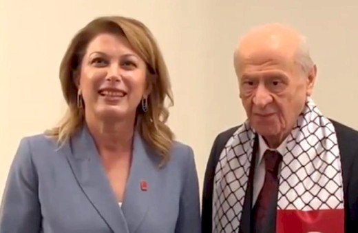 MHP'den Asu Kaya ile Bahçeli'nin sohbetinden rahatsız olan CHP'lilere tepki