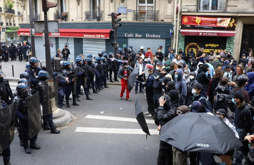 Fransa'da korkutan eylem tahmini! Macron'a karşı 100 Bin kişinin katılması bekleniyor