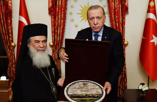 Erdoğan, Theofilos Giannopoulos ve beraberindeki heyeti kabul etti