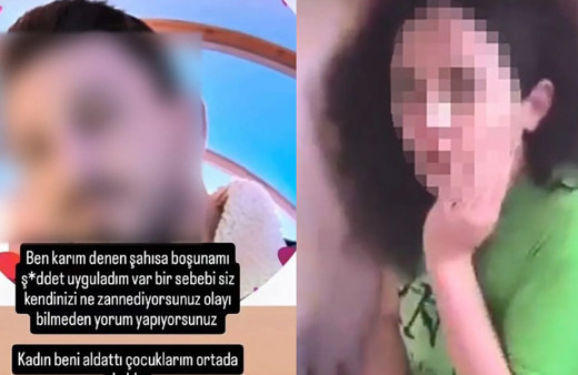 Eşini dövdüğü anları paylaşmıştı! O erkek tutuklandı