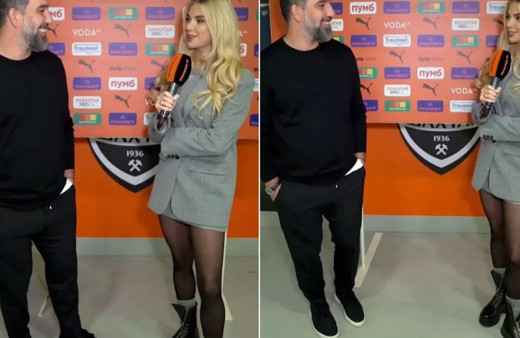 Shakhtar Donetsk Teknik Direktörü Arda Turan'ın spiker ile Türkçe sürprizi...