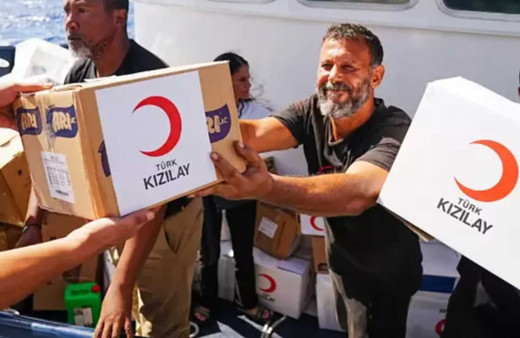 Türk Kızılay'ından Sumud Filosu'na gıda ve ilaç desteği