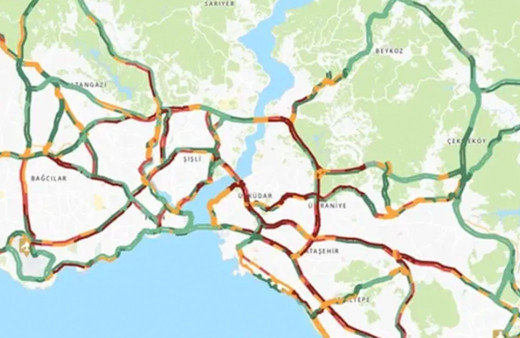 Hem yağış hem haftanın ilk iş günü! İstanbul'da trafik felç harita kıpkırmızı oldu