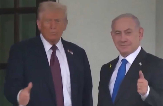 Beyaz Saray'da kritik zirve! Trump, Netanyahu'yu ağırladı