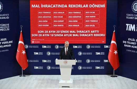 Bakan Bolat duyurdu: Eylül ayında ihracat rekoru kırıldı