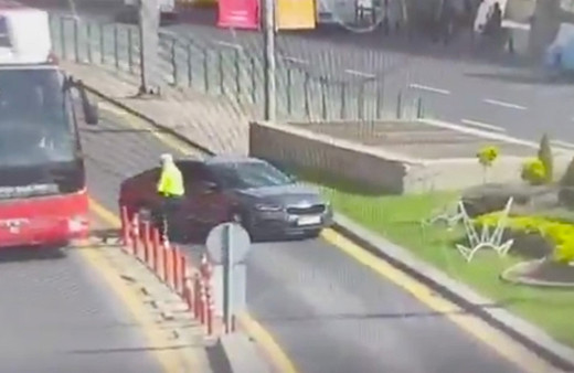 Polisin "dur" ihtarına uymayan CHP'nin otobüs şoförü hakim karşısında