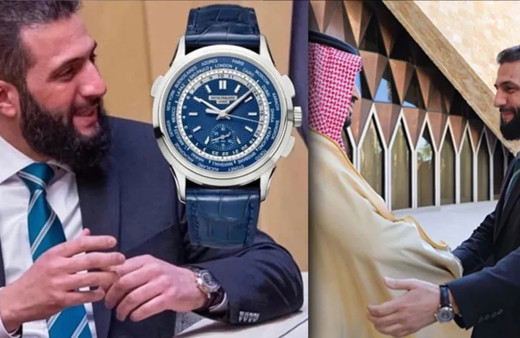 Suriye Cumhurbaşkanı Ahmed Şara'nın saatini fiyatı dudak uçuklattı!