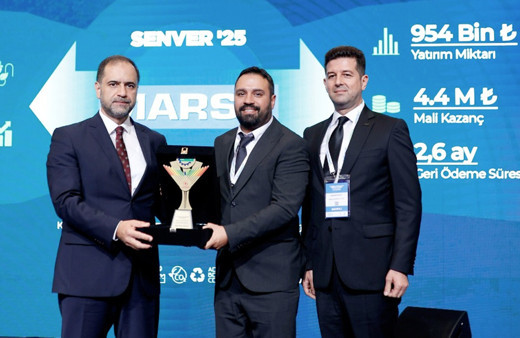 Marsa’nın “Tesis İçinde Buhar Verimliliği” projesine ödül