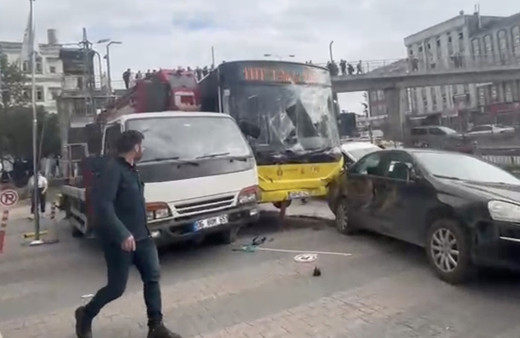 Çekmeköy'de İETT otobüsü dehşet saçtı