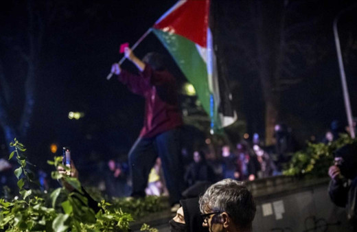 İsrail protestosuna 15 gözaltı