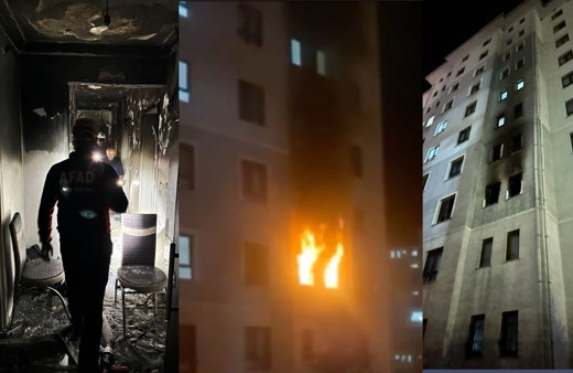 Yatağa bağımlı yaşlı adam, yangında hayatını kaybetti